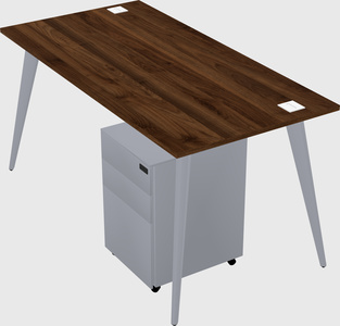 Modern rectangular office desk