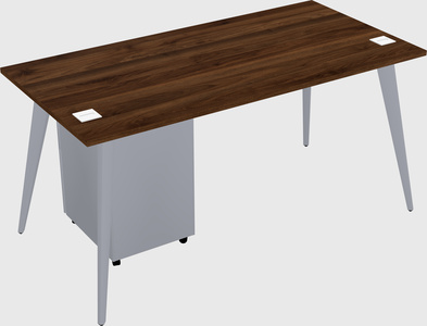 Modern rectangular office desk
