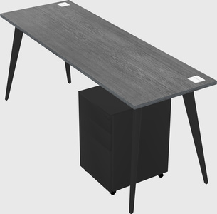 Modern rectangular office desk
