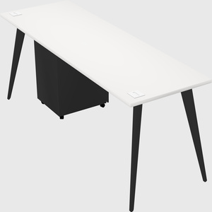 Modern rectangular office desk
