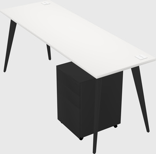 Modern rectangular office desk