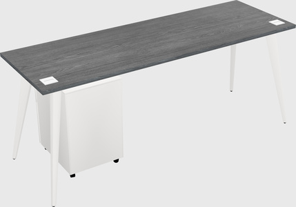Modern rectangular office desk