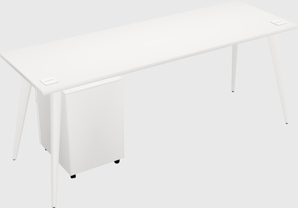 Modern rectangular office desk