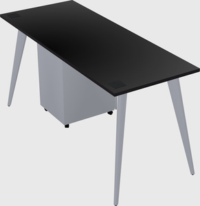 Modern rectangular office desk