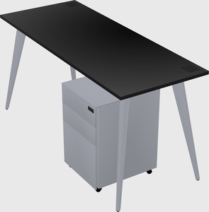 Modern rectangular office desk