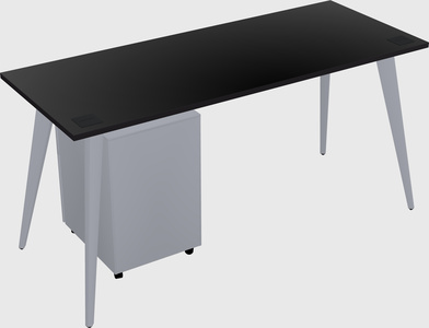 Modern rectangular office desk