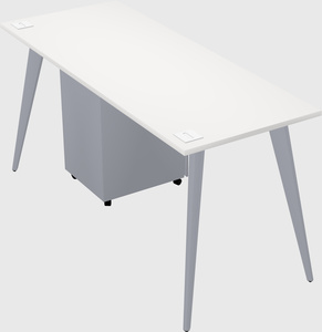 Modern rectangular office desk