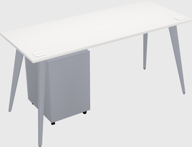 Modern rectangular office desk