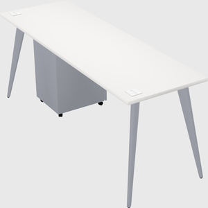 Modern rectangular office desk