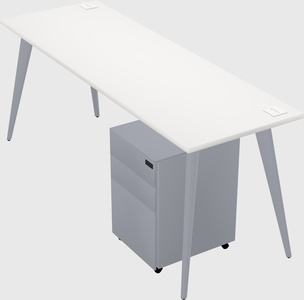 Modern rectangular office desk