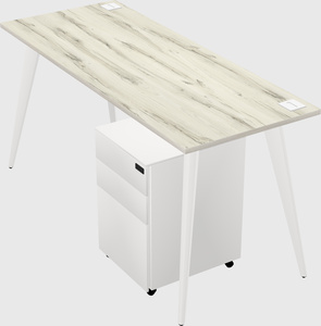 Modern rectangular office desk