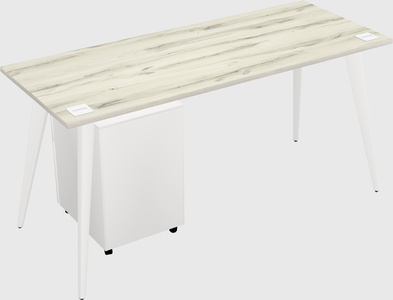 Modern rectangular office desk
