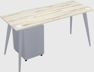 Modern rectangular office desk