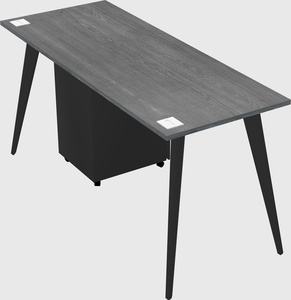 Modern rectangular office desk