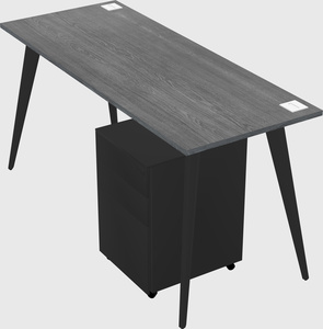 Modern rectangular office desk