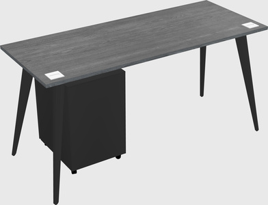 Modern rectangular office desk