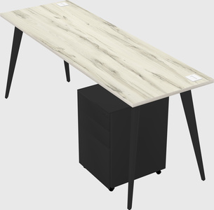 Modern rectangular office desk