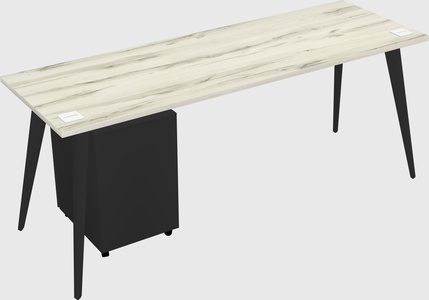 Modern rectangular office desk