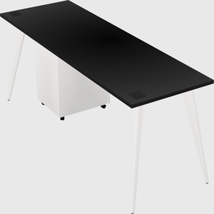 Modern rectangular office desk