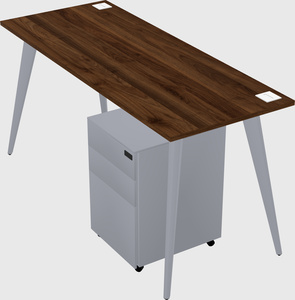 Modern rectangular office desk