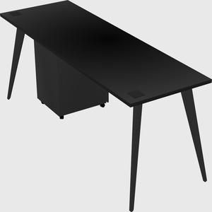 Modern rectangular office desk