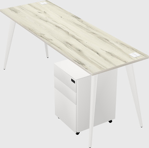Modern rectangular office desk