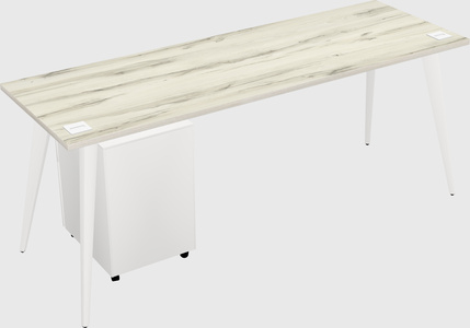Modern rectangular office desk