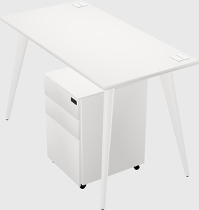 Modern rectangular office desk