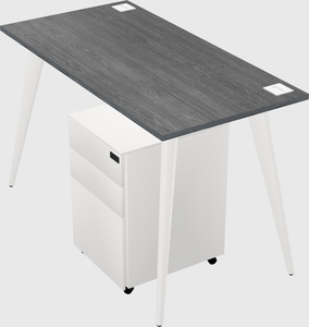 Modern rectangular office desk