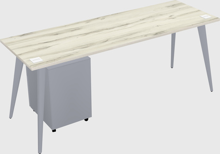 Modern rectangular office desk