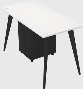 Modern rectangular office desk