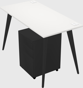 Modern rectangular office desk