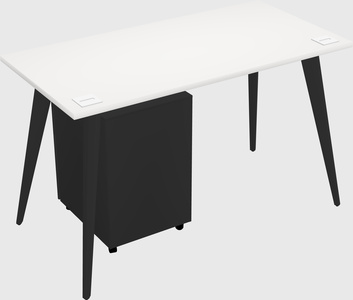 Modern rectangular office desk