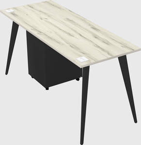 Modern rectangular office desk