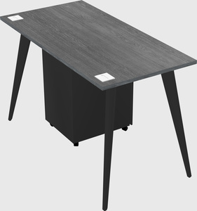 Modern rectangular office desk