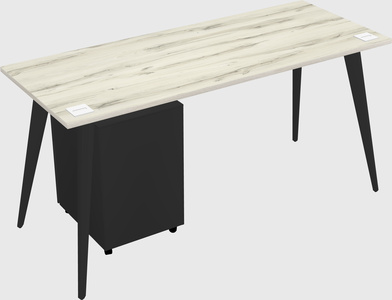 Modern rectangular office desk