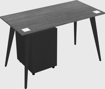 Modern rectangular office desk