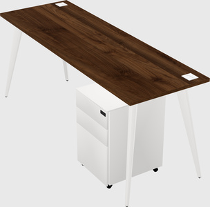 Modern rectangular office desk