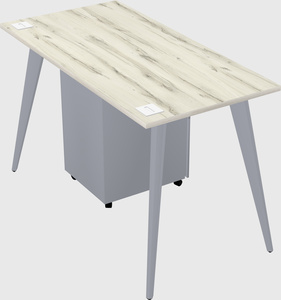 Modern rectangular office desk