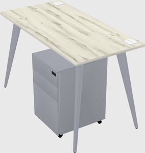 Modern rectangular office desk