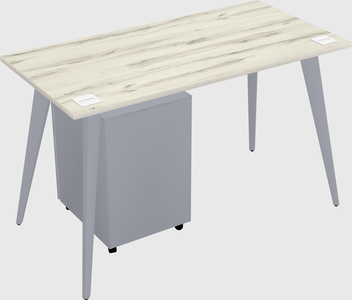 Modern rectangular office desk