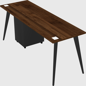 Modern rectangular office desk