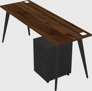 Modern rectangular office desk