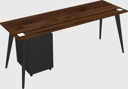 Modern rectangular office desk