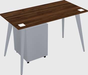 Modern rectangular office desk