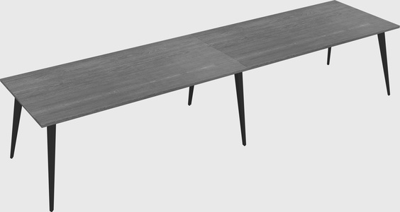 Modern rectangular office desk