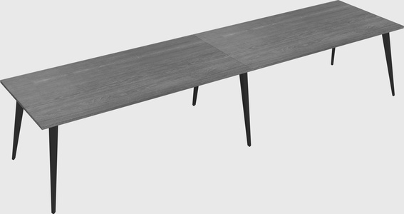 Modern rectangular office desk