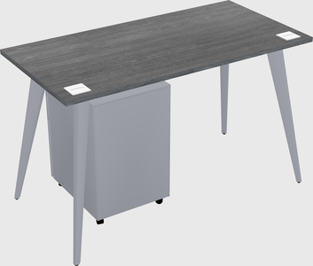 Modern rectangular office desk