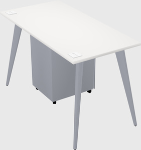 Modern rectangular office desk