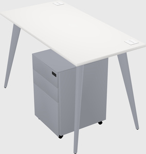 Modern rectangular office desk